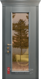 Входные двери МДФ в Волоколамске «Двери МДФ со стеклом»